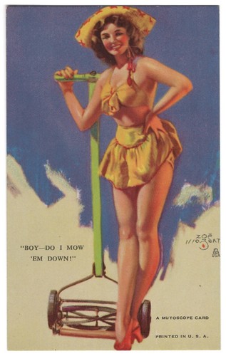 1940 mutoscope pinup - mutoscope,
