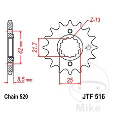 JT SPROCKETS Fine gear