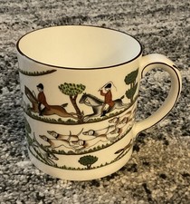 Crown Staffordshire ' Hunting Scene ' Huge Jumbo Mug - Fine bone china - VGC