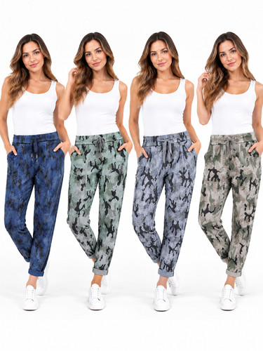 Women camouflage stretch - camouflage,