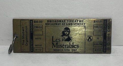 Vintage les misérables brass - misérables,
