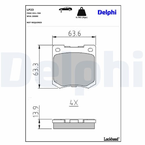 Disc brake - brake, set