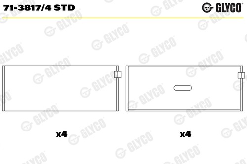 Glyco 3817 std - 71-3817/4, connecting