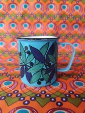 Vintage Enamel Blue Finel