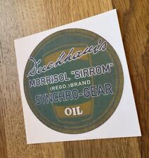 Duckhams Morrisol Sirrom