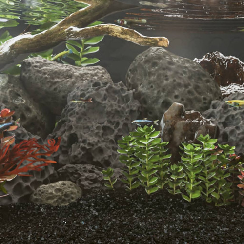 Volcanic rock aquarium decor - volcanic,