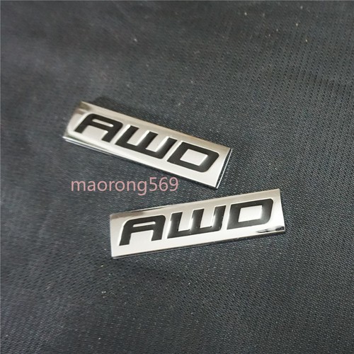 Black silver chrome awd - 2x,
