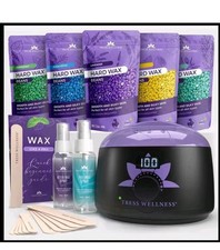 Tress Wellness Waxing Kit - Easy to Use- for Sensitive Skin With Digital Display