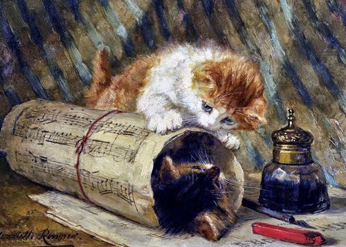 Henriette ronner knip cat - henriette,
