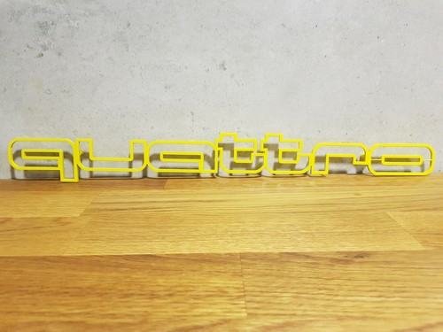Audi quattro bumper - quattro,