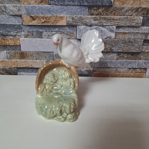 Vintage dove perched - vintage,