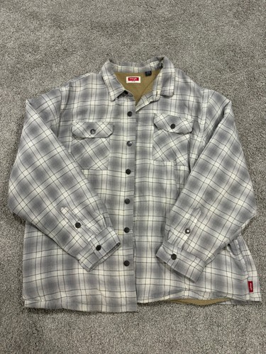Wrangler mens flannel shacket - wrangler,
