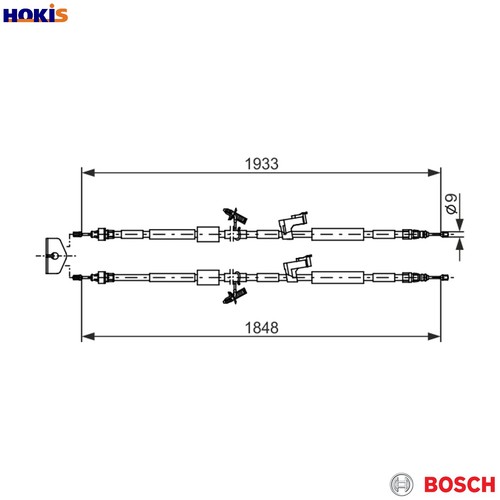 Cable pull parking - cable, 1