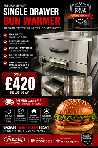 Single bun warmer drawer - warmer,