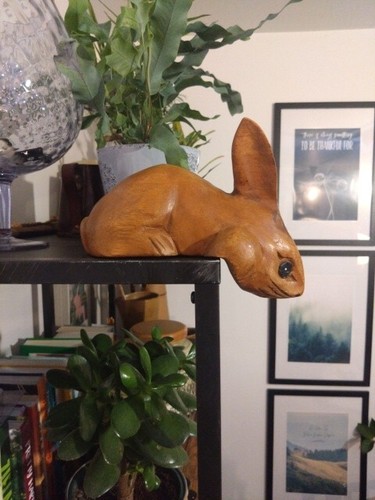 Vintage woodenhand carved - vintage, woodenhand-carved