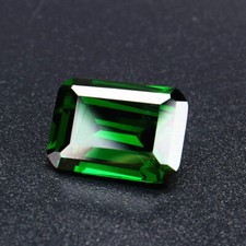AAAAAAA+ Mined Green Loose Gemstone Emerald Colombia Emerald Cut