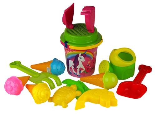 Piece beach bucket play set - bucket,