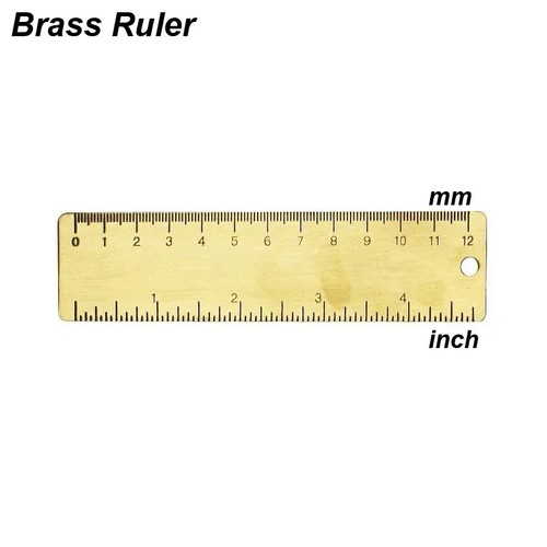 Mini brass vernier caliper - brass,