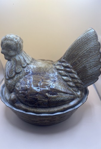 Vintage ceramic basket - vintage,
