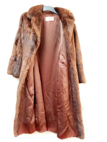Vintage real mink fur coat - mink,