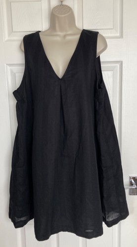 New next ladies black linen - black,
