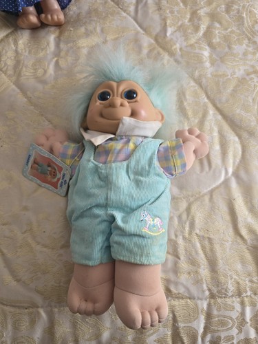 Russ troll doll blue - troll,