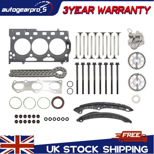 Head gasket set bolts - set, valves