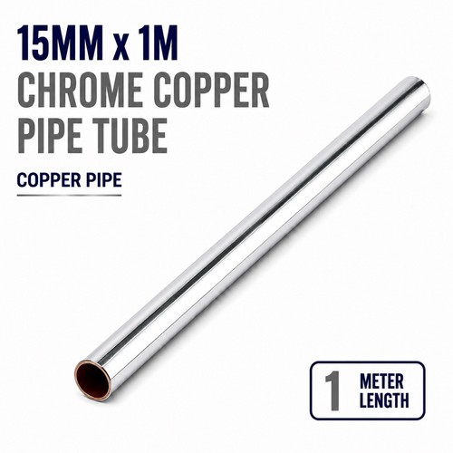 15mm chrome plated copper - x,