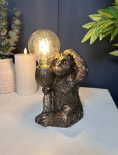 Quirky Monkey Resin Table Lamp