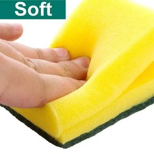 50x Heavy Duty Kitchen Sponges Scourers – Large Washing Up Cleaning Pads UK