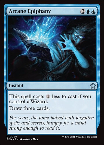 Mtg arcane epiphany fdn - epiphany,