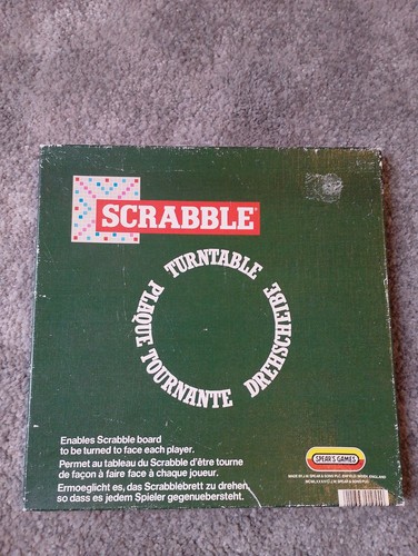 Scrabble vintage turntable - vintage,