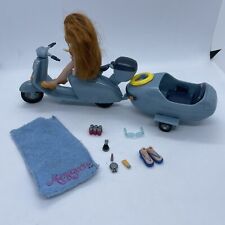 Lil Bratz Spring Break Meygan Doll Accessories Motorcycle Side Car Near Complete