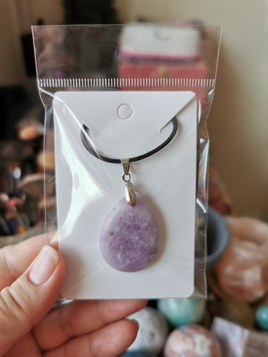 Lepidolite purple mica - purple,