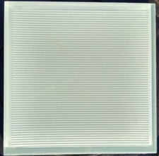 Beautiful Mint Green Luxfer Style Prismatic Glass Tlies