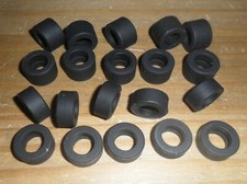 Scalextric 100 new grippy 90s F1 f & r slick car tyres spares Ferrari etc. CD
