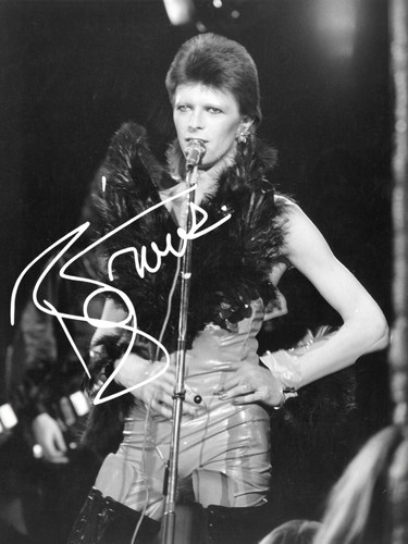 David bowie signed autograph - david,