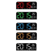 Large, modern, oversized LED digital clock, ideal for study room, shop, home,