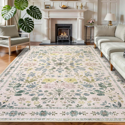 Beige rugs living room - beige,