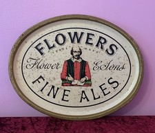Vintage Flowers Fine Ales Oval