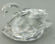 Swarovski Swan crystal glass figurine VGC 5cm high