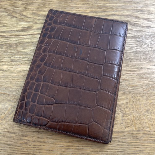 Smythson brown leather snake - , /
