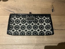 Black and Cream Lace Clutch