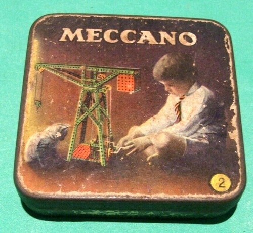 Meccano small parts tin - , (134)