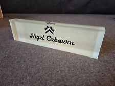 Nigel Cabourn Acrylic Display Desk Block Point of Sale POS