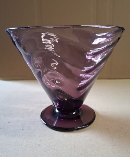 Thomas webb conical - thomas, amethyst