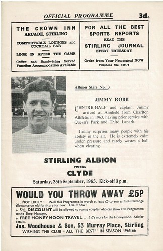 Stirling albion clyde - v, 25th