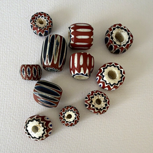 Chevron beads murano - glass, 7