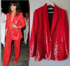 Zara Red Sequin Embellished