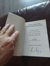 SIGNED William Hague I Will